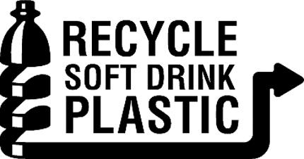 RECYCLED SOFT DRINK PLSTK Graphic Logo Decal