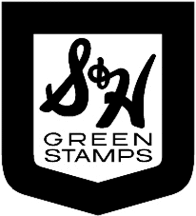 S & H GREEN STAMPS Graphic Logo Decal