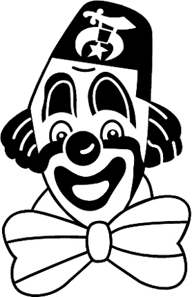 SHRINE CLOWN Graphic Logo Decal