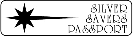 SILVER SAVER PASSPORT Graphic Logo Decal
