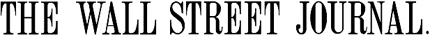 THE WALL STREET JOURNAL Graphic Logo Decal