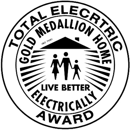 TOTAL ELECTRIC GOLD Graphic Logo Decal