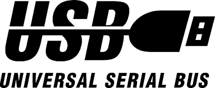 USB 2 Graphic Logo Decal