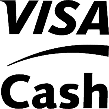 VISA CASH 2 Graphic Logo Decal