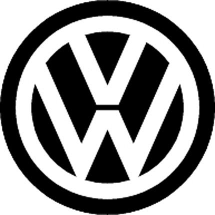 VOLKSWAGEN 2 Graphic Logo Decal