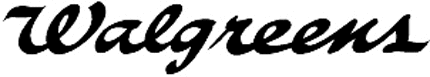 WALGREENS DRUG STORES Graphic Logo Decal