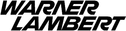 WARNER LAMBERT Graphic Logo Decal