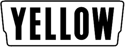 YELLOW Graphic Logo Decal