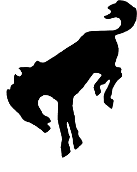 Design Your Own Decal – Popular Decals - Bucking horse silhouette Decal ...
