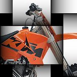KTM Dirt Bike Decal Lettering
