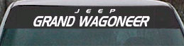 Jeep Grand Wagoneer custom vinyl graphics