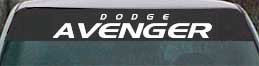 dodge avenger windshield decals