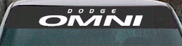 Dodge Omni sticker