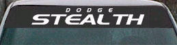 Dodge Stealth lettering
