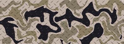 Camouflage Diamond Plate Desert Pattern
