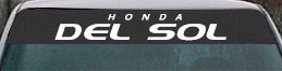 Honda Del Sol vinyl graphic