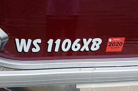Pontoon Boat Numbers