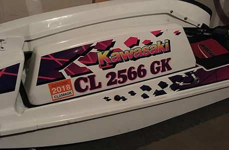 Jetski Boat Numbers
