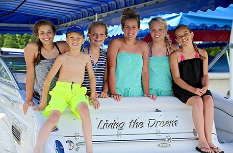 Carbon Fiber with Chrome Outline Boat Numbers