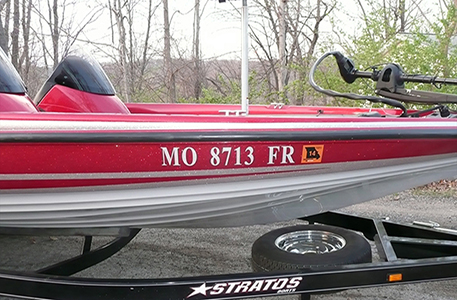 Custom Boat Registration &amp; Numbers - Sign Specialist