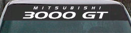 Mitsubishi 3000 gt graphic lettering