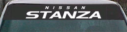 Nissan stanza windshield lettering