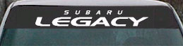 Subaru Legacy custom car winddow graphic