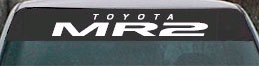 Toyota MR2 window graphic