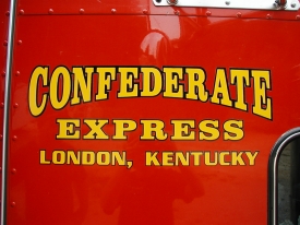 Confederate Express Lettering