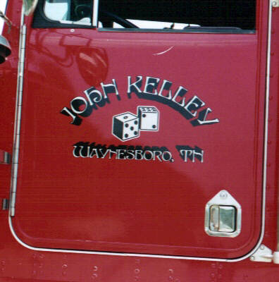 John Kelley Trucking Lettering