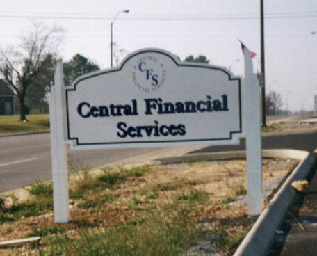 Central Financial Services Sign