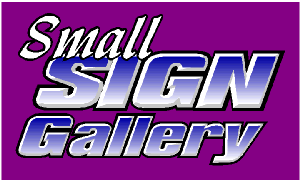 small sign gallery