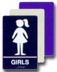 ADA Girls Room Sign