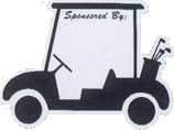 Golf Cart Sponsor Sign