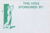 Classic Golfing Swing Sponsor Sign