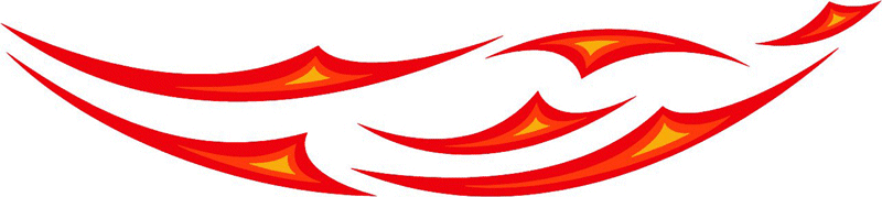 3c_flames_09 Graphic Flame Decal