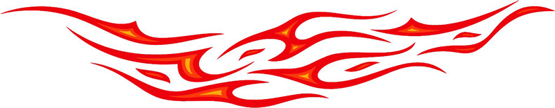 3c_flames_17 Graphic Flame Decal