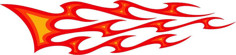 3c_flames_18 Graphic Flame Decal