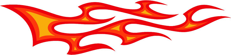 3c_flames_19 Graphic Flame Decal