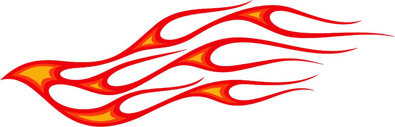 3c_flames_21 Graphic Flame Decal