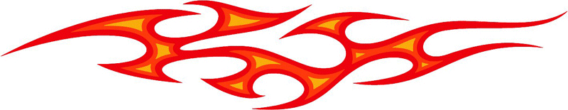 3c_flames_24 Graphic Flame Decal