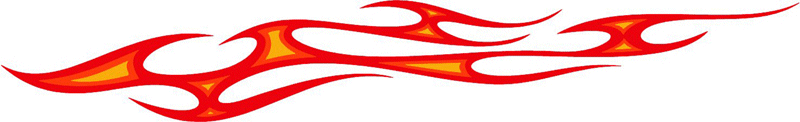 3c_flames_35 Graphic Flame Decal