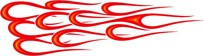 3c_flames_57 Graphic Flame Decal