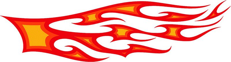 3c_flames_76 Graphic Flame Decal