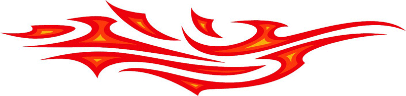 3c_flames_79 Graphic Flame Decal