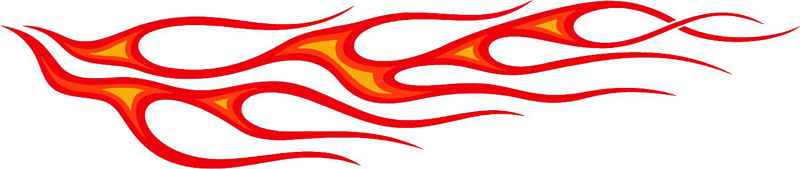 3c_flames_84 Graphic Flame Decal