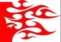 Continuous
                          Flames Stripe List