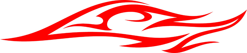 ALTER_00 Graphic Flame Decal