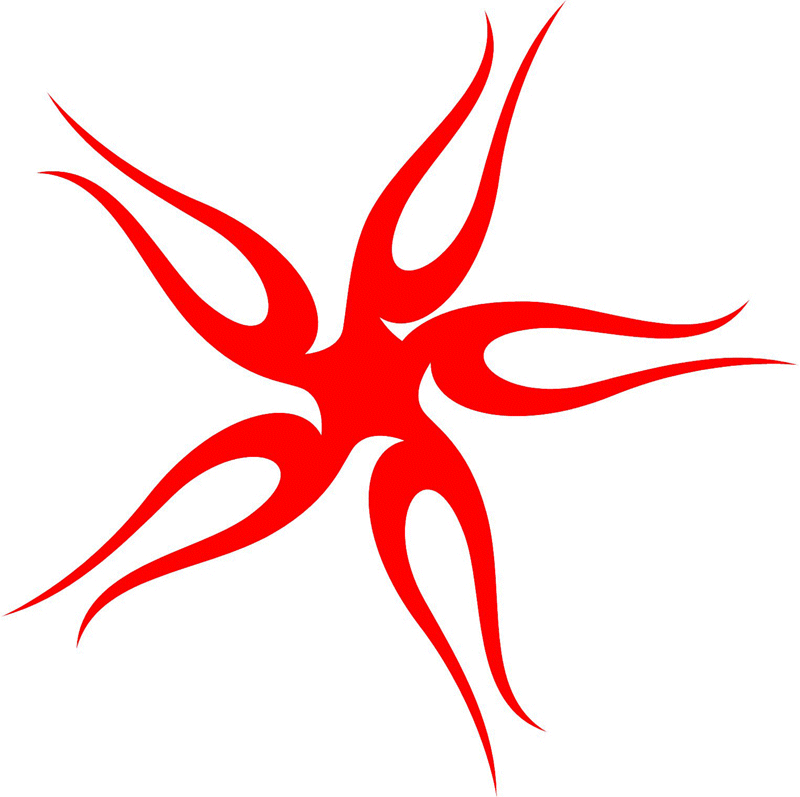 ALTER_06 Graphic Flame Decal