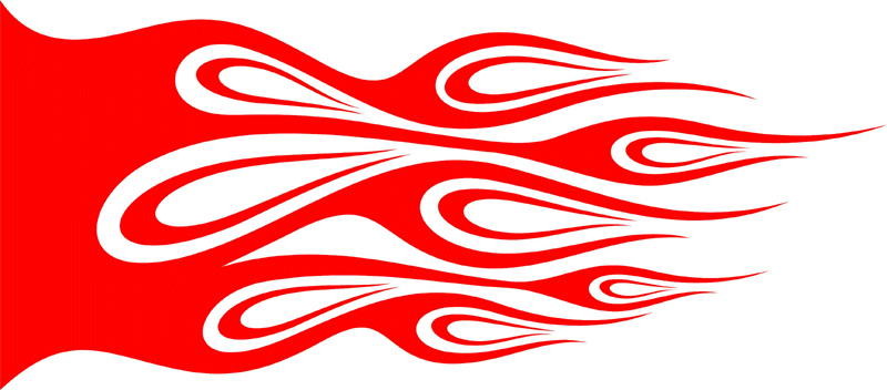 ALTER_07 Graphic Flame Decal